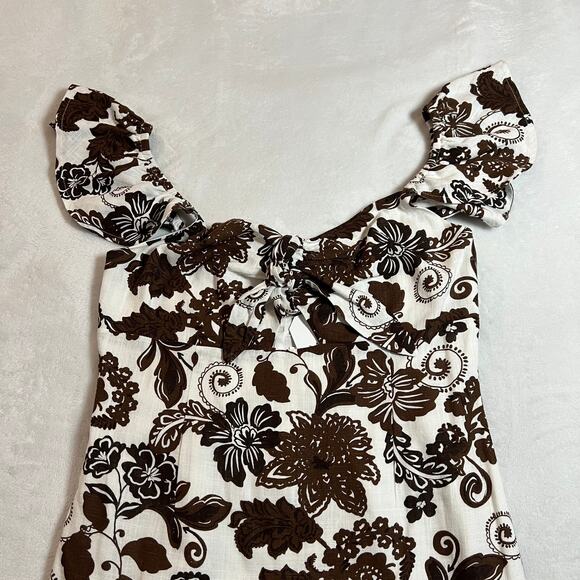 MINKPINK Amara Floral Mini Dress Size Medium NEW Vacation Party Festival Girly - Picture 6 of 12